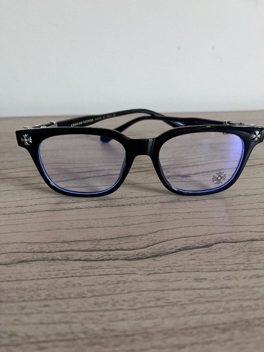 Chrome Hearts Glasses - Silver Black
